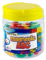 CLEVER KIDZ TUB 68 MAGNETIC ABC LETTERS & NUMBERS