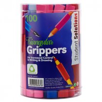 STUDENT SOLUTIONS TRIANGULAR GRIPPERS 3 ASST. (TUB)