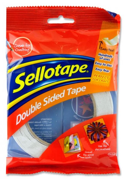 SELLOTAPE DOUBLE SIDED TAPE - 12mmx33m