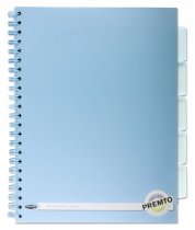 PREMTO PASTEL A4 250pg PP 5 SUBJECT WIRO PROJECT BOOK 4 ASST.