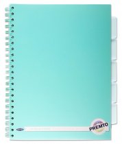 PREMTO PASTEL A4 250pg PP 5 SUBJECT WIRO PROJECT BOOK 4 ASST.