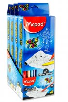 MAPED COLOR'PEPS 30cm x 3.6m ADHESIVE COLOURING ROLL & 18 MARKERS CDU