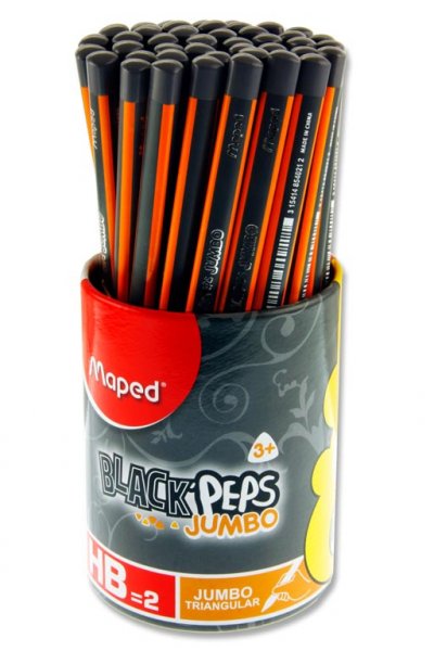 MAPED BLACK'PEPS JUMBO TRIANGULAR PENCIL - HB