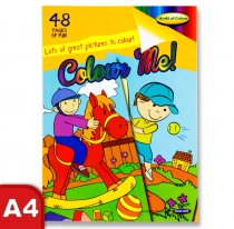 WOC A4 48pg COLOURING BOOK - BOLD
