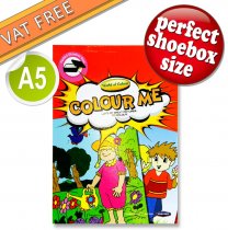 WOC A5 96pg SHOE BOX PERFORATED MY LITTLE COLOURING BOOK