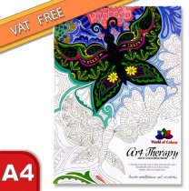 WOC 48pg ART THERAPY ADULT COLOURING BOOK