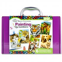MINI 22pce PAINTING BY NUMBERS BOX SET - PURPLE