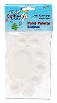 BIG KID'S CHOICE BUBBLES 8 WELL ROUND PAINT PALETTE