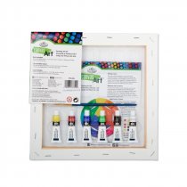 CANVAS ART 9pce CREATE & ENJOY PAINTING SET - FISH