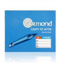 ORMOND 40pg B2 LEARN TO WRITE COPY BOOK