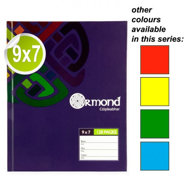 ORMOND 9x7 128pg HARDCOVER BOOK 5 ASST.