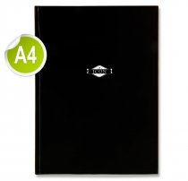 ICON A4 135gsm HARDCOVER SKETCH BOOK 64 SHEETS - BLACK