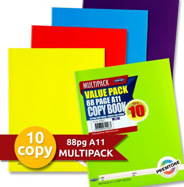 SALE-PREMTO 88pg A11 COPY BOOK 10pk