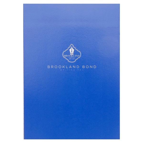 BROOKLAND BOND A5 WRITING PAD 100 SHEETS - WHITE RULED