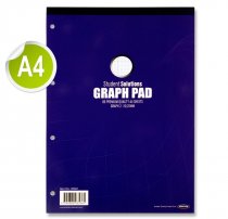 STUDENT SOLUTIONS A4 GRAPH PAD 80 SHEETS