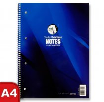 * STUDENT SOLUTIONS A4 320pg SPIRAL NOTEBOOK