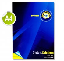 STUDENT SOLUTIONS A4 100pg VISUAL MEMORY AID REFILL PAD - YELLOW