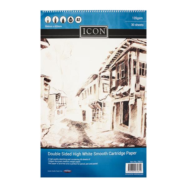 ICON A2 135gsm WIRO SKETCH PAD 30 SHEETS