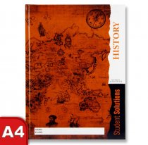 STUDENT SOLUTIONS A4 160pg HARDCOVER NOTEBOOK - HISTORY