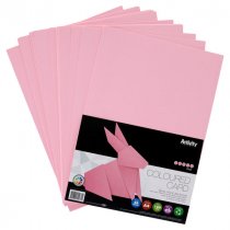 PREMIER ACTIVITY A4 160gsm CARD 50 SHEETS - PINK