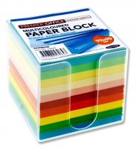 PREMIER OFFICE 90x90mm PAPER BLOCK IN PVC BOX