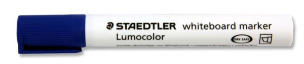 STAEDTLER LUMOCOLOUR CHISEL TIP WHITEBOARD MARKER - BLUE