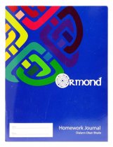 ORMOND 88pg PRIMARY HOMEWORK JOURNAL - PURPLE