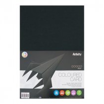 PREMIER ACTIVITY A4 160gsm CARD 40 SHEETS - BLACK