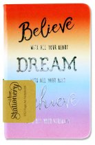 I LOVE STATIONERY A6 192pg JOURNAL - RAINBOW QUOTES 3 ASST.