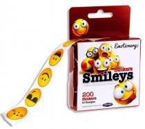 EMOTIONERY ROLL 200 STICKERS - SMILEYS