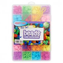 CRAFTY BITZ BOX SET 24 ASST SHAPE BEADS