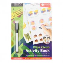ORMOND A5 22PG WIPE CLEAN ACTIVITY BOOK W/PEN - MULTIPLY