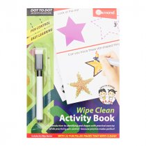 ORMOND A5 22PG WIPE CLEAN ACTIVITY BOOK W/PEN - DOT TO DOT