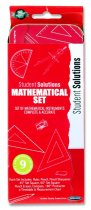 STUDENT SOLUTIONS 9pce MATHS SET - PINK