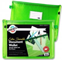 PREMTO A4+ EXTRA DURABLE MESH WALLET - CATERPILLAR GREEN