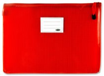 PREMTO A4+ EXTRA DURABLE MESH STORAGE WALLET - KETCHUP RED
