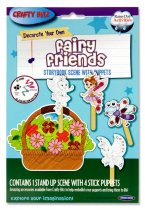 CRAFTY BITZ STORYBOOK SCENE WITH PUPPETS - FAIRY FRIENDS