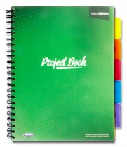 STUDENT SOLUTIONS A4 250pg PP 5 SUBJECT PROJECT BOOK 3 ASST.