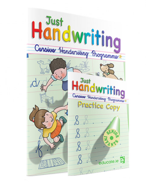 Just handwriting Senior Infants CURSIVE + Practice Copy