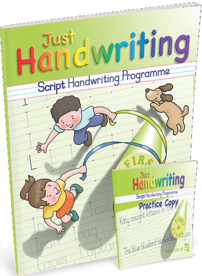 Just handwriting First Class Script + Practice Copy