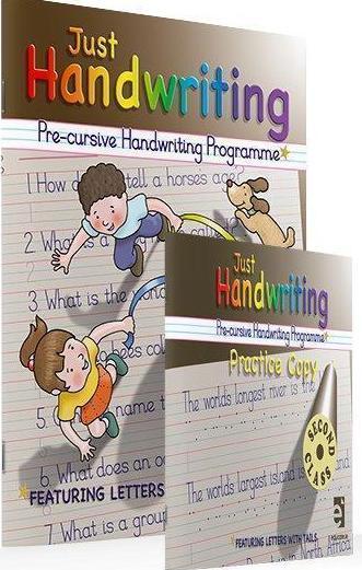 Just Handwriting -Pre-cursive-Second Class + Practice Copy