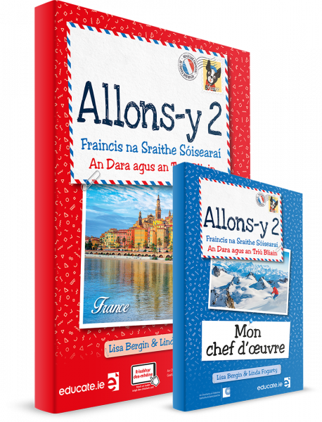 Allons yr2 1st edition (as gaeilge) textbook, mon chef d'oeuvre