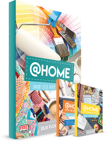 @Home textbook, activities/key words book & practical book