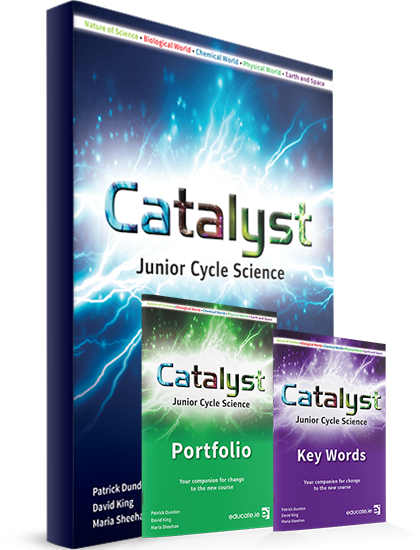 Catalyst textbook, portfolio & key words book