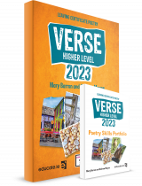 Verse 2023 (HL) textbook & poetry skills portfolio