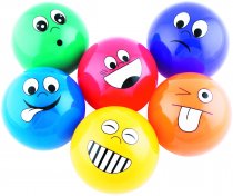 Emotion faces balls