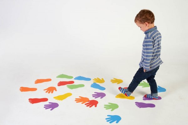 FOOT MARKS-6pairs -6 colours