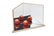 WOODEN 4 WAY MIRROR