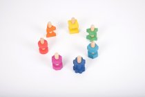 RAINBOW WOODEN NUTS&BOLTS