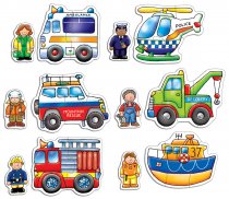 Orchard Toys RESCUE SQUAD 2 & 3 piece puzzles